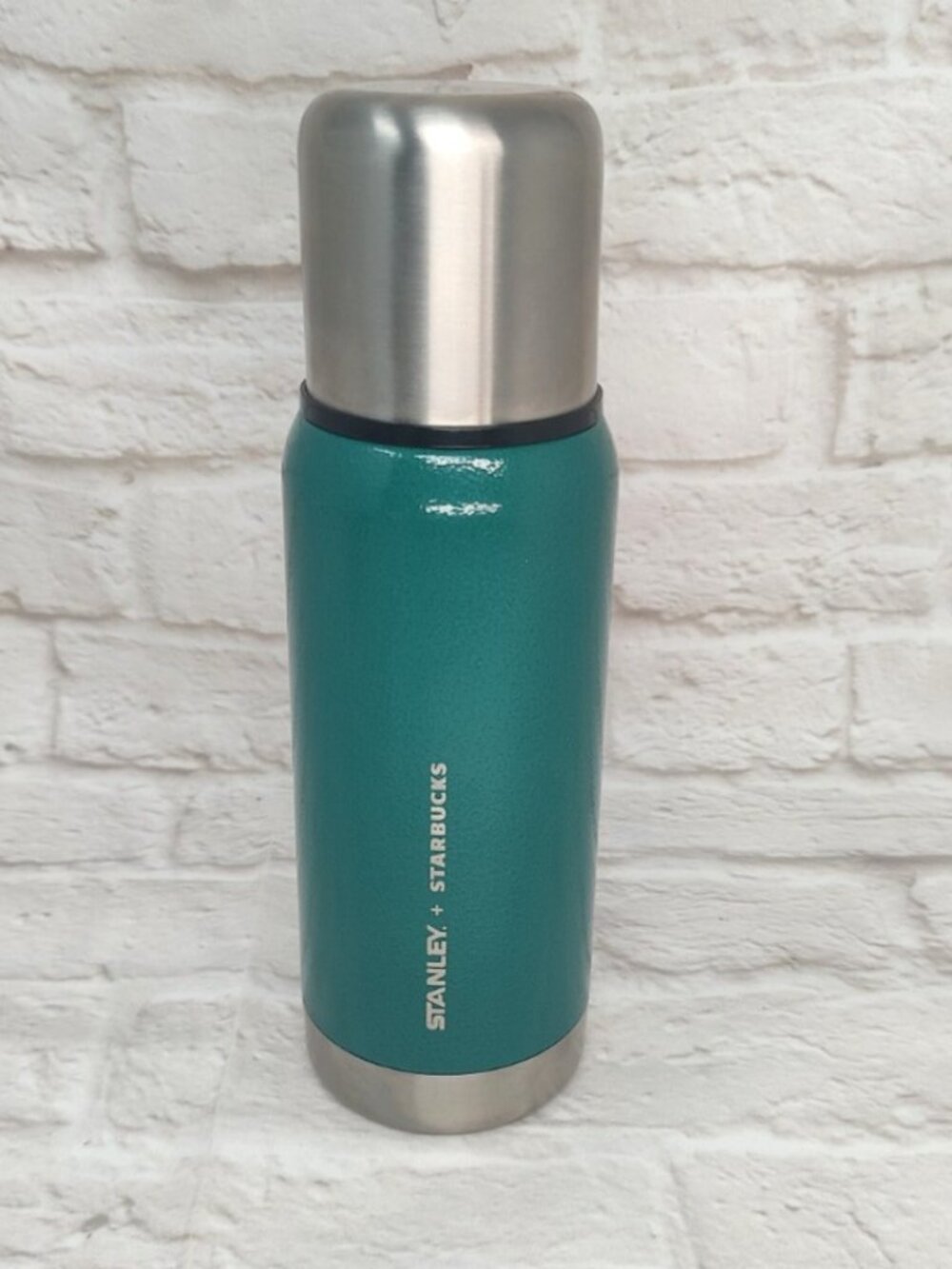 Stanley + Starbucks Teal Green Stainless Steel Thermal Bottle 17oz Thermos